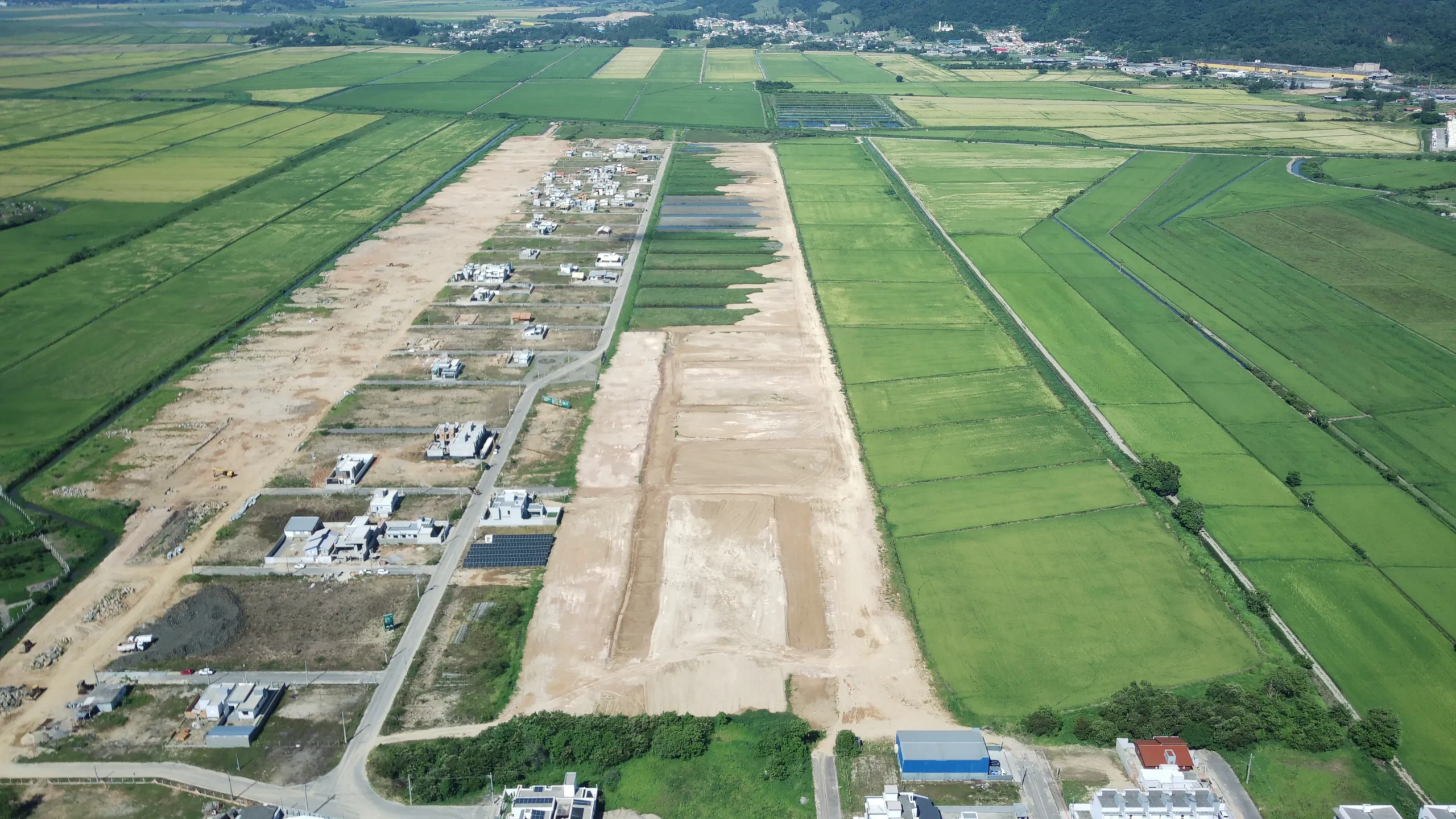 Evolução do loteamento Ricardo Bressan